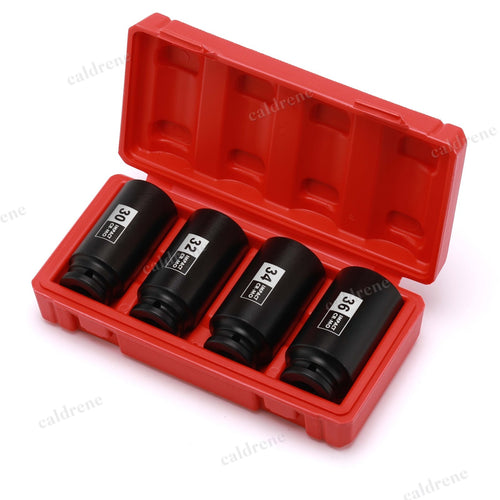 1/2 Drive Deep Spindle Axle Nut Impact Socket Set 30-36mm, 4 Piece – view 2