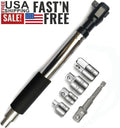 1/2 Inch Drive Offset Extension Wrench with 4 Adapters