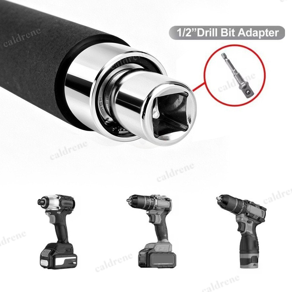 1/2 Inch Drive Offset Extension Wrench with 4 Adapters – view 3