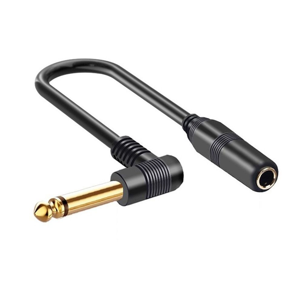 1/4 Inch Male to Female Right-Angle Guitar Cable