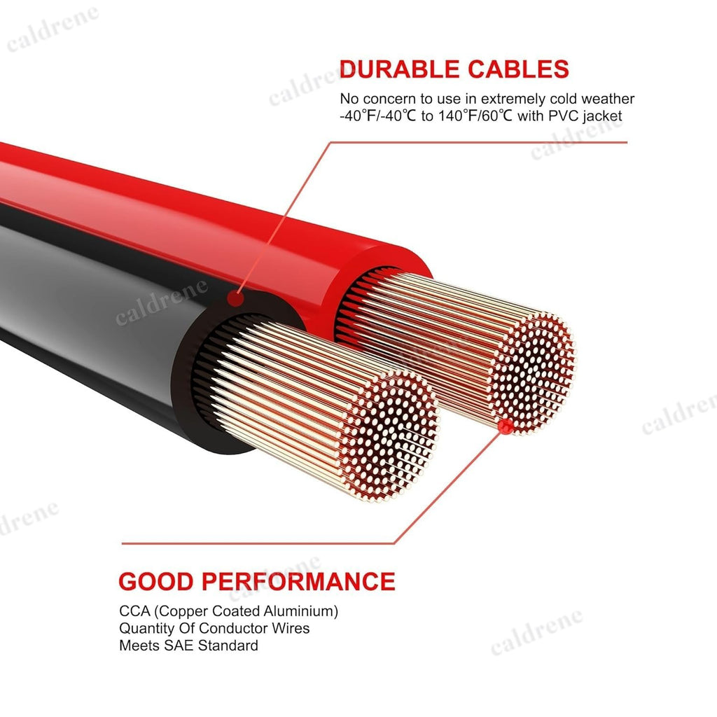 1 Gauge 30 Ft Heavy Duty Jumper Cables, 800A, with Bag – view 2