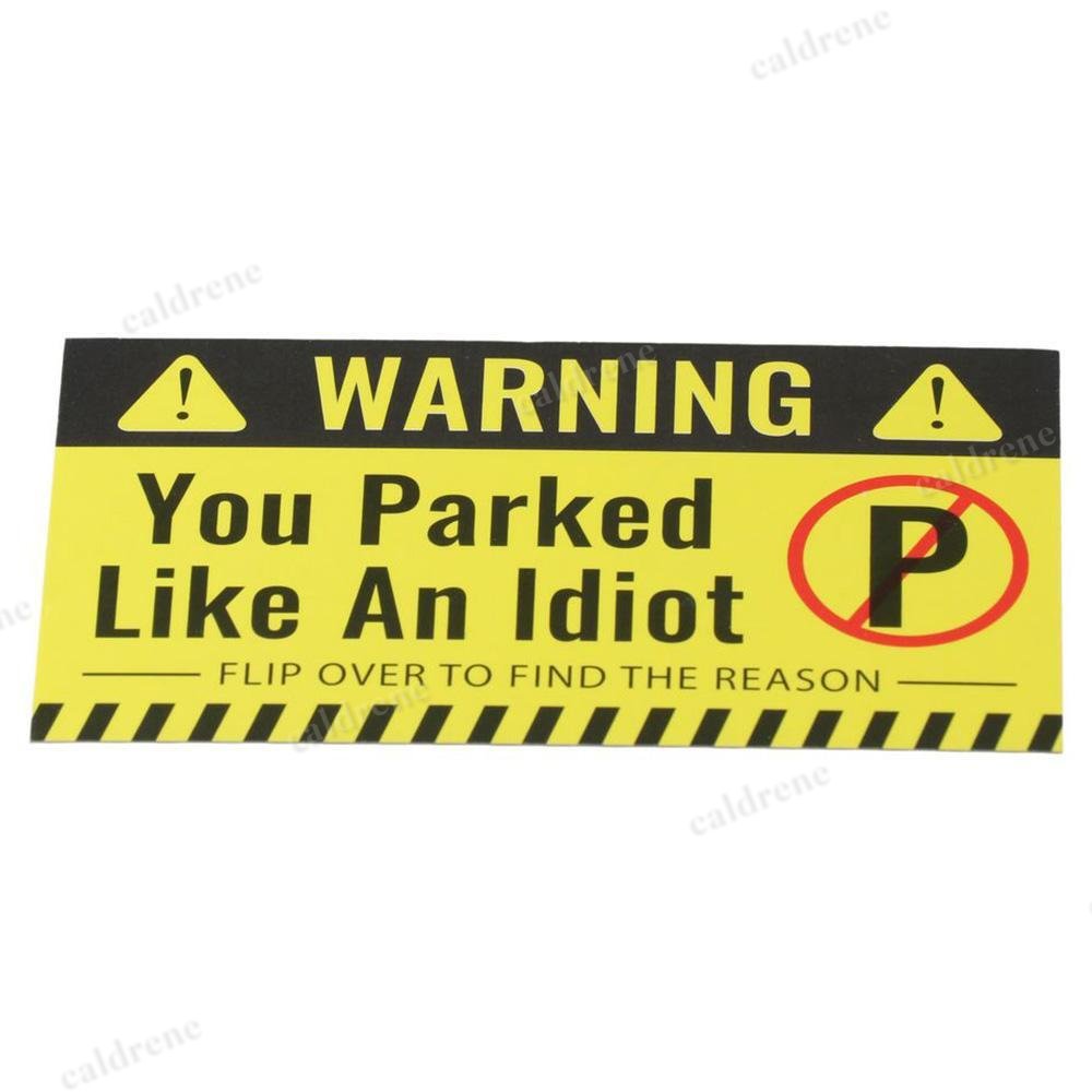 100 Bad Parking Cards with Humorous Violation Reasons – view 5
