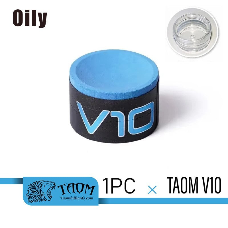 100% BRAND NEW GENUINE Single V10 TAOM Chalk Snooker Pool Chalk – Blue
