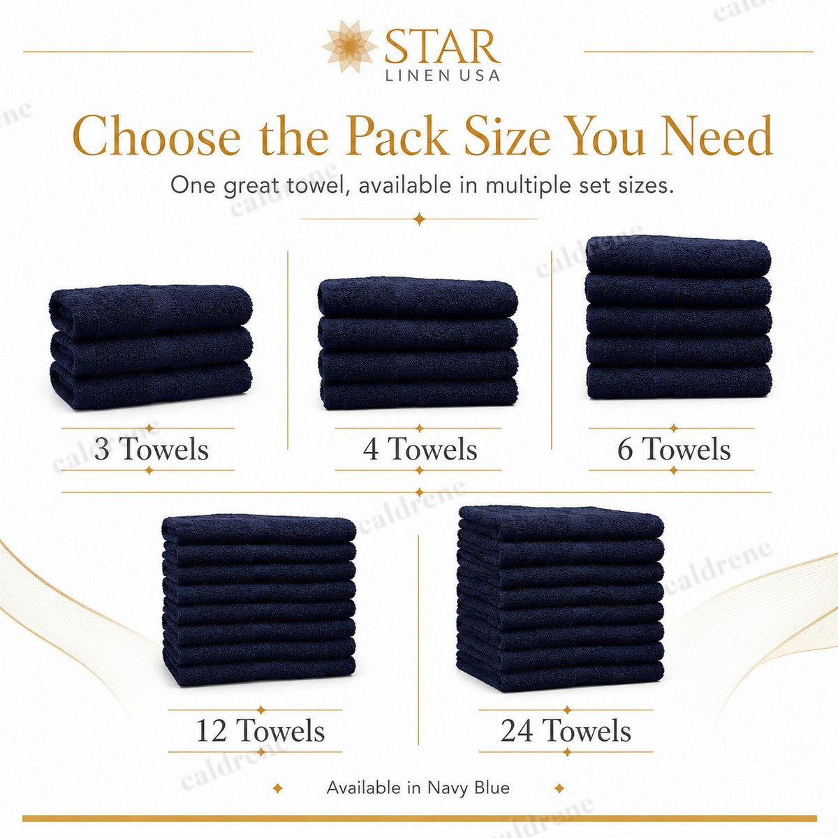 100% Cotton Bath Towels 27x54, 430 GSM – view 5