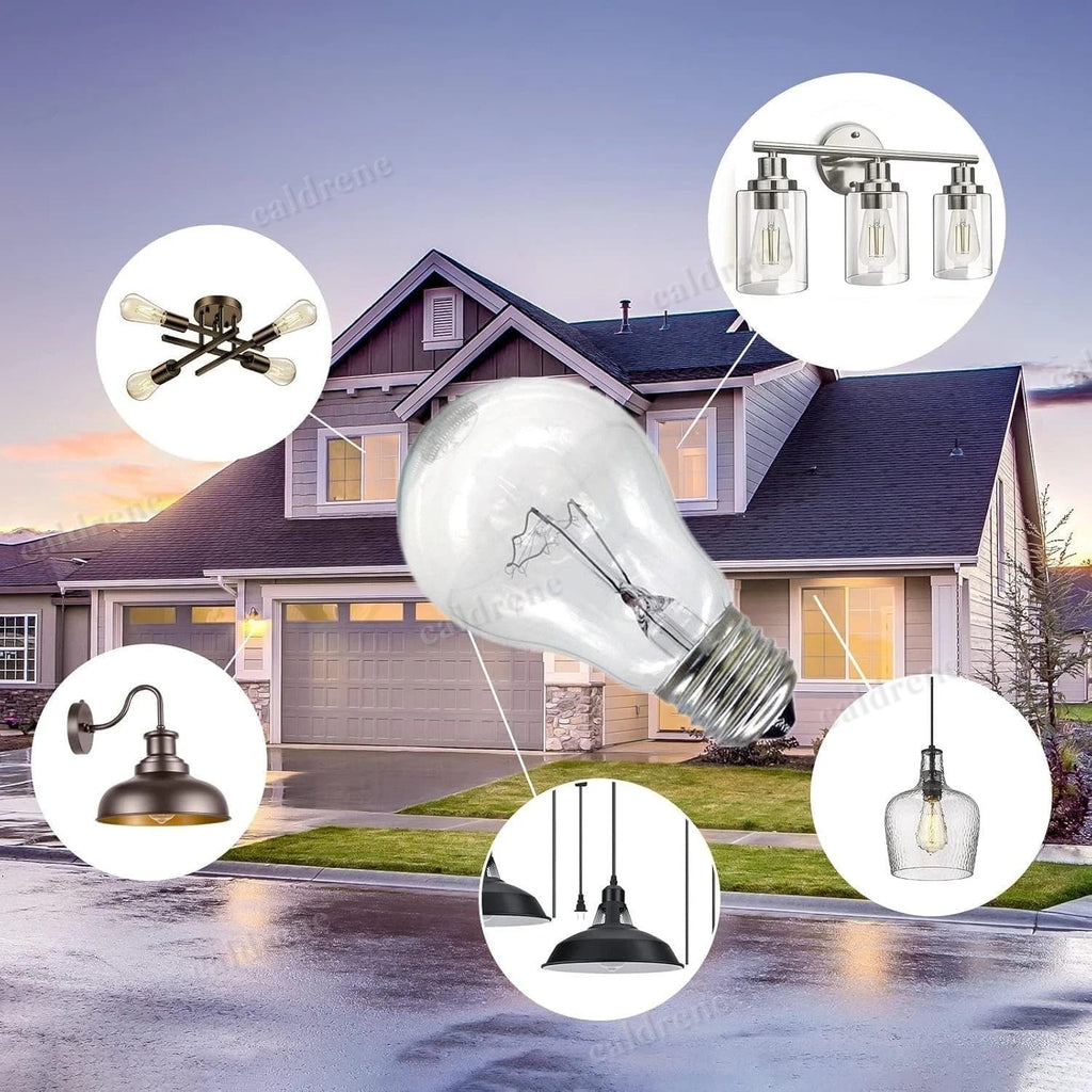 100 Watt Incandescent Light Bulbs A19 Rough Service – view 2
