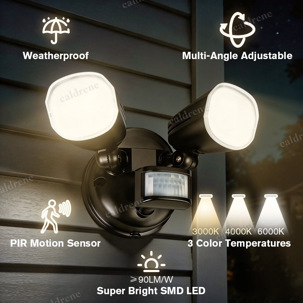 100W LED Motion Sensor Security Floodlight, IP65 – view 2