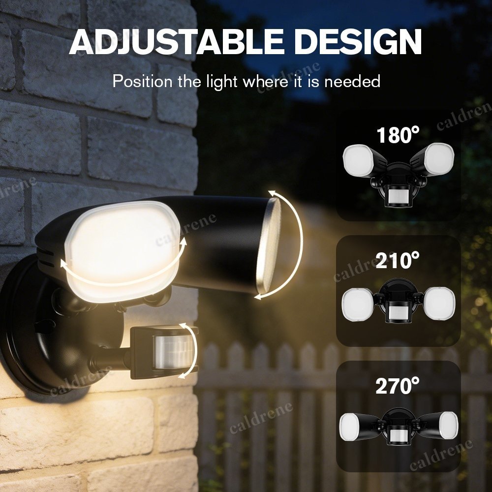 100W LED Motion Sensor Security Floodlight, IP65 – view 6