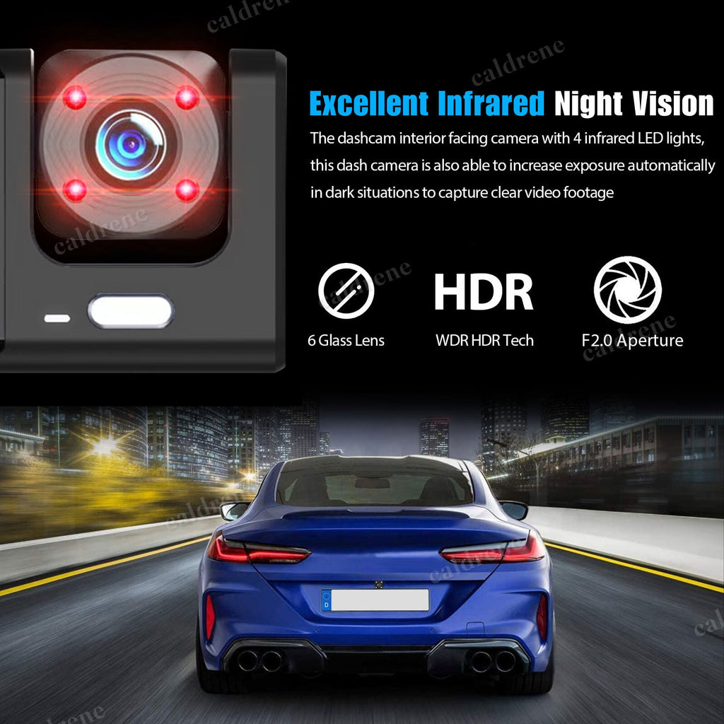 1080P Dual Lens Dash Cam Front Rear Inside Recorder G-Sensor – view 5