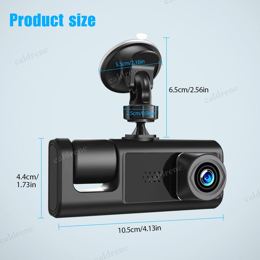 1080P Dual Lens Dash Cam Front Rear Inside Recorder G-Sensor – view 9