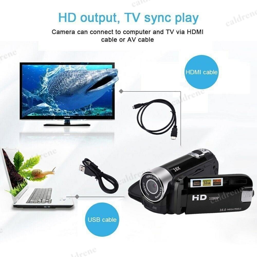 1080P HD Digital Camcorder with 16X Zoom – view 3