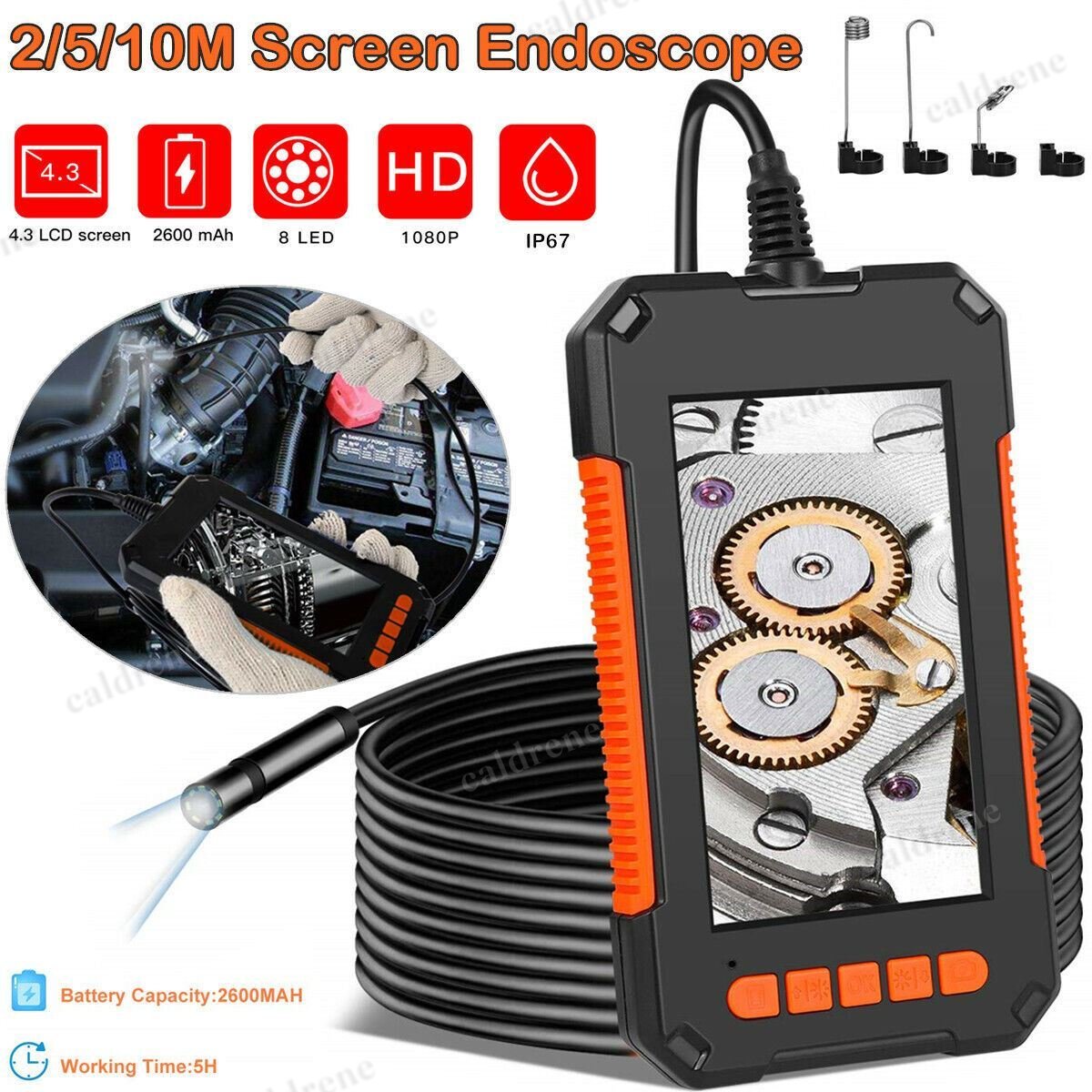 1080P Inspection Camera with 4.3 Inch Screen – view 2
