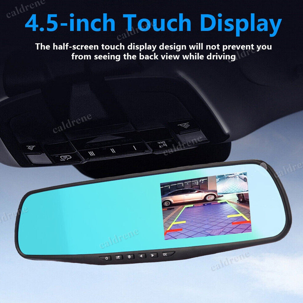 1080P Rearview Mirror Dual Dash Cam Front and Rear – view 10