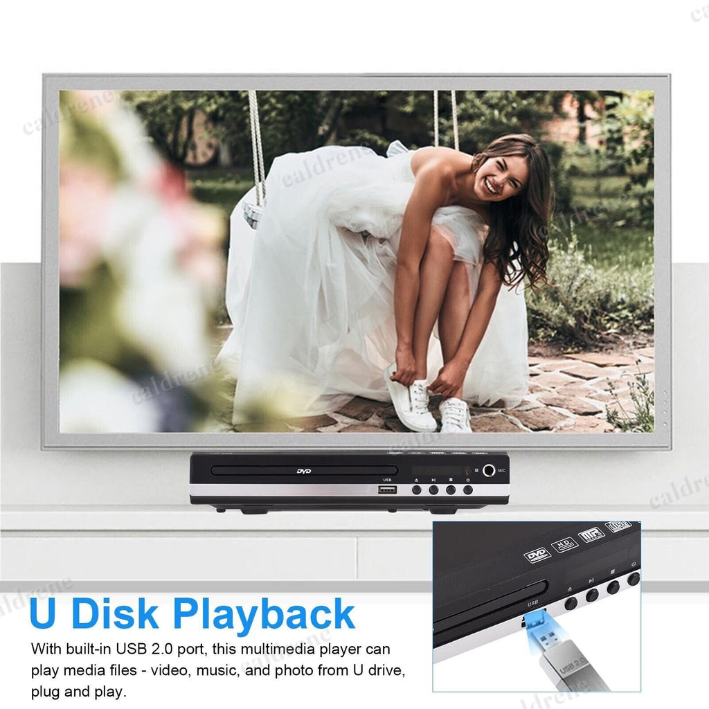 1080P Region Free DVD CD Player with HDMI, RCA and USB – view 7
