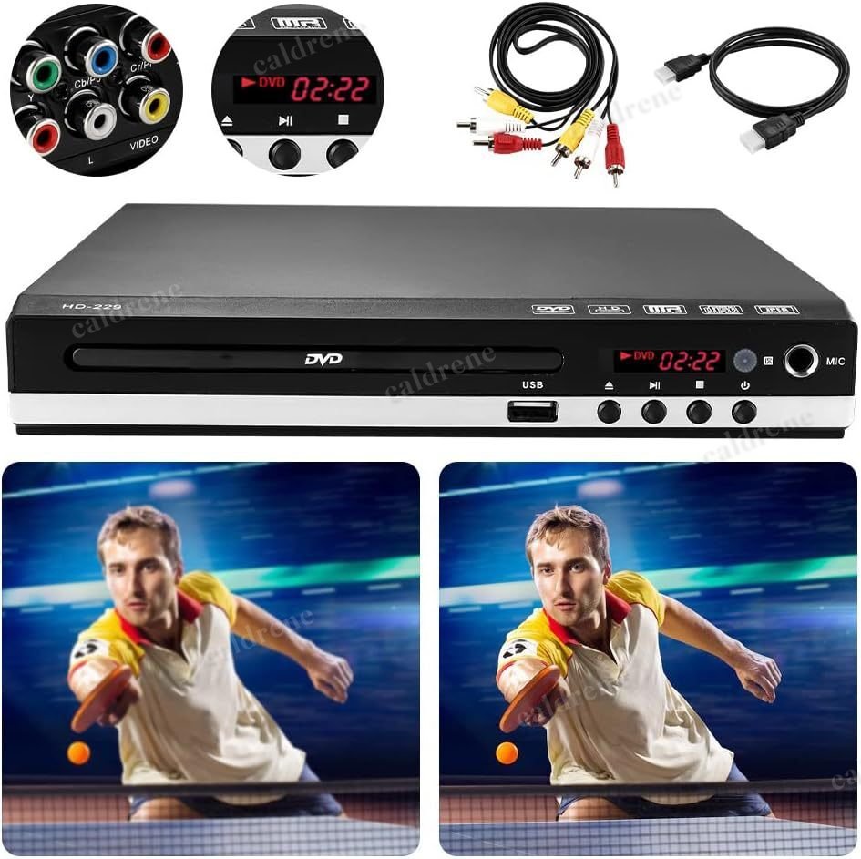 1080P Region Free DVD CD Player with HDMI, RCA and USB – view 9