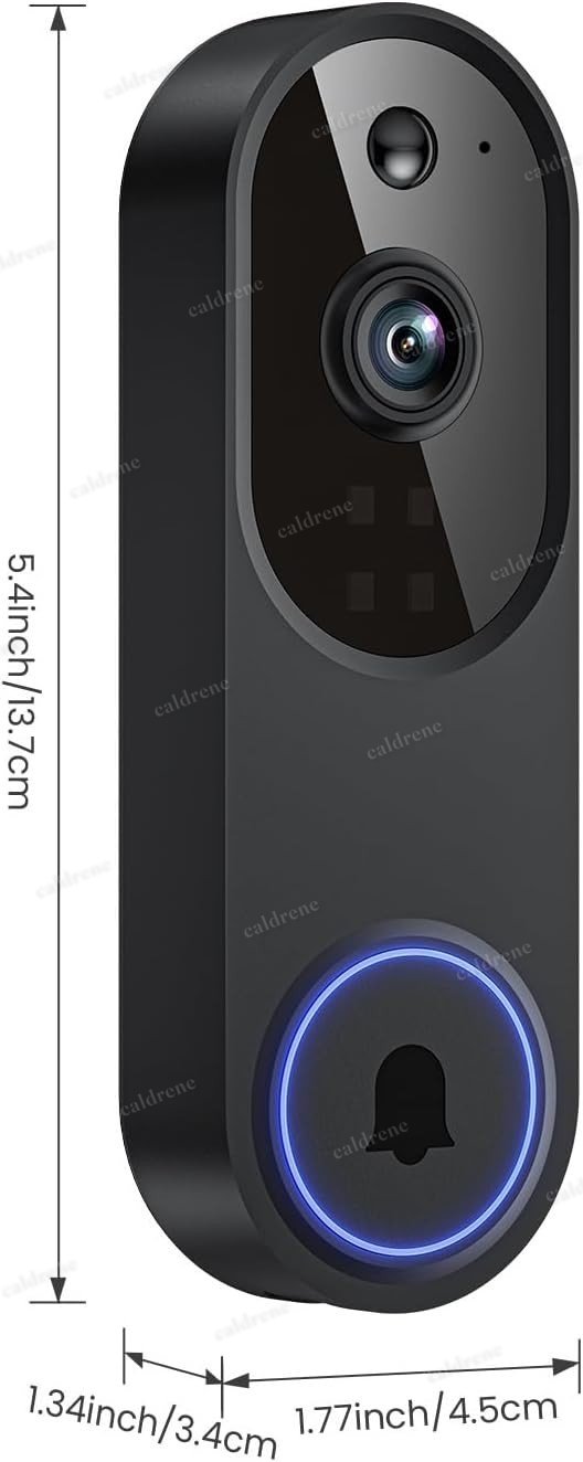 1080P WiFi Video Doorbell Camera with Chime – view 3