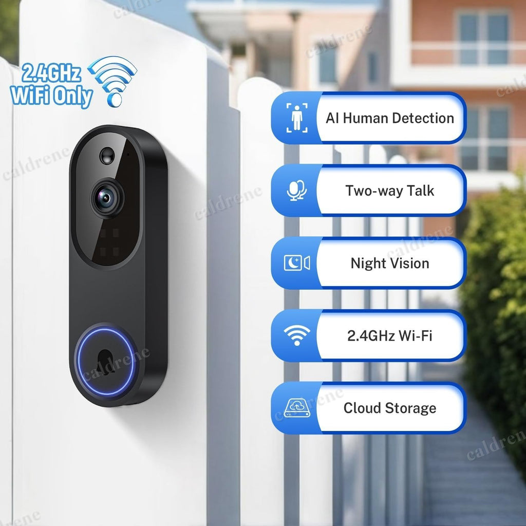 1080P WiFi Video Doorbell Camera with Chime – view 5