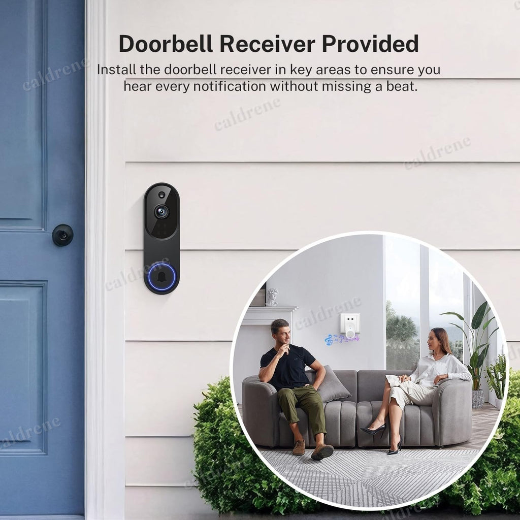 1080P WiFi Video Doorbell Camera with Chime – view 6
