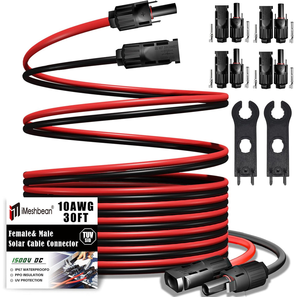 10AWG Solar Panel Extension Cable with Connectors