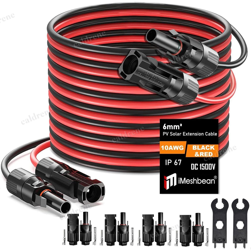 10AWG Solar Panel Extension Cable with Connectors – view 2