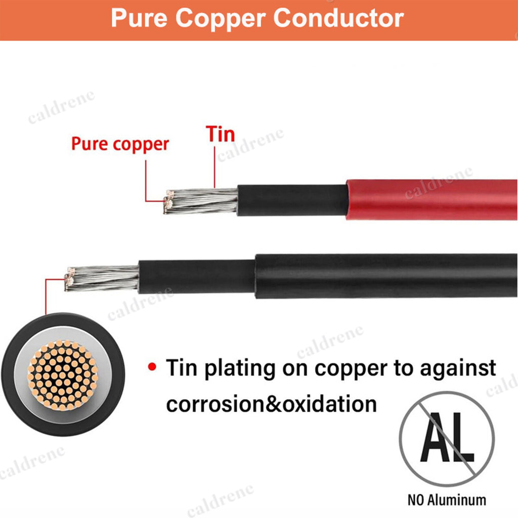 10AWG Solar Panel Extension Cable with Connectors – view 4