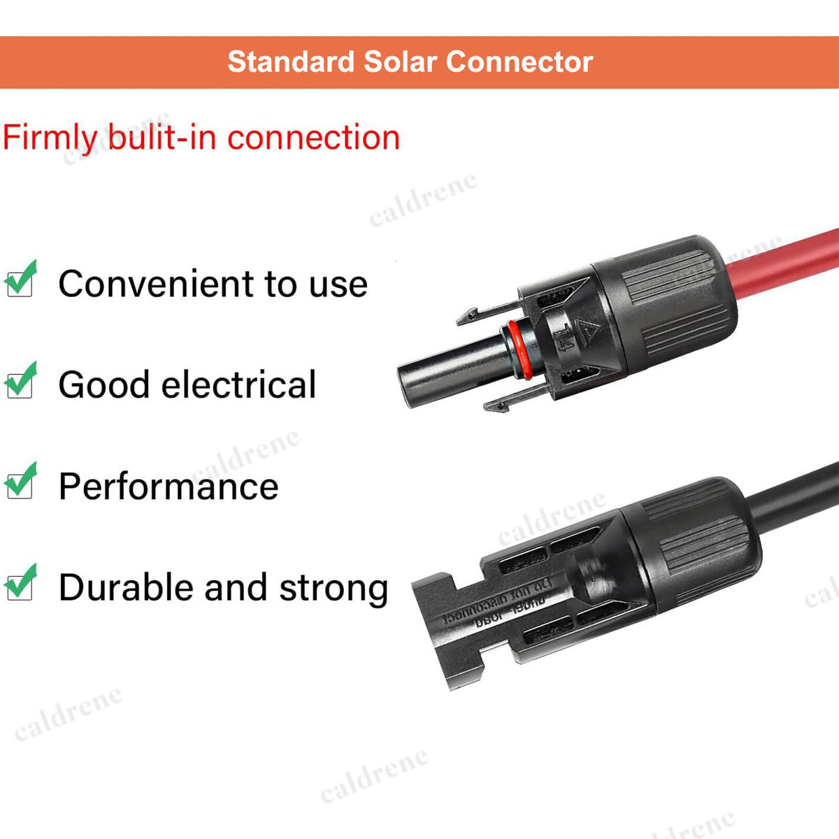 10AWG Solar Panel Extension Cable with Connectors – view 5