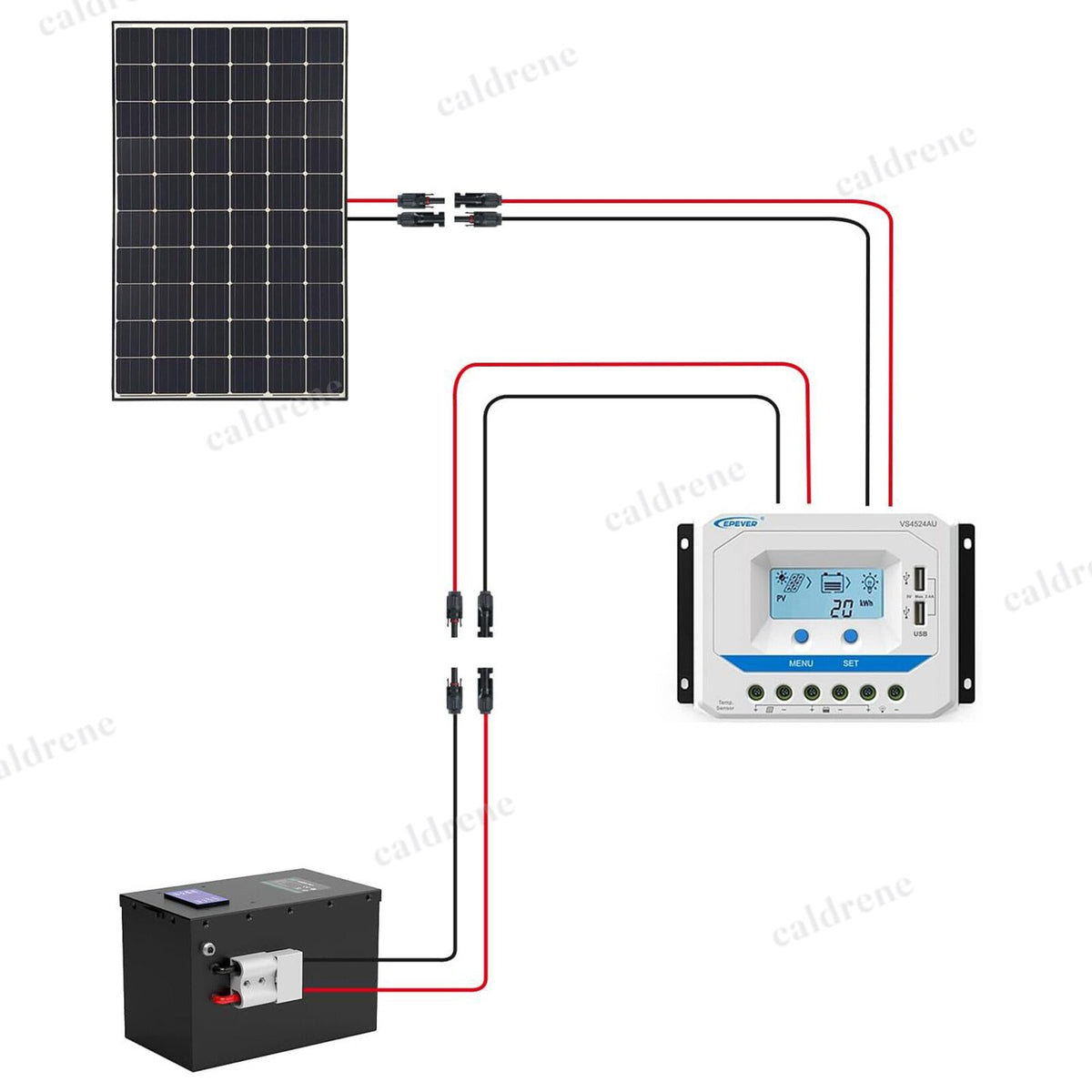10AWG Solar Panel Extension Cable with Connectors – view 7