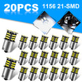 1156 1141 LED RV Camper Interior Light Bulbs Super White, 20 Pack
