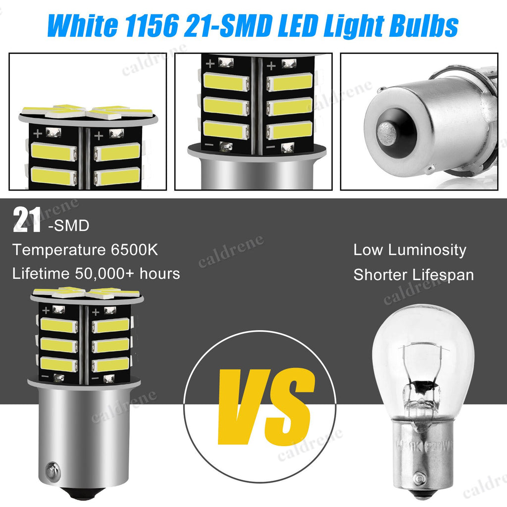 1156 1141 LED RV Camper Interior Light Bulbs Super White, 20 Pack – view 2