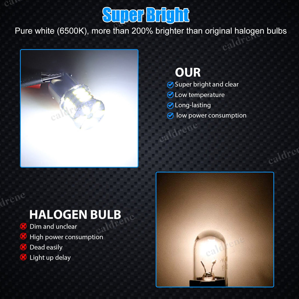 1156 1141 LED RV Camper Interior Light Bulbs Super White, 20 Pack – view 3