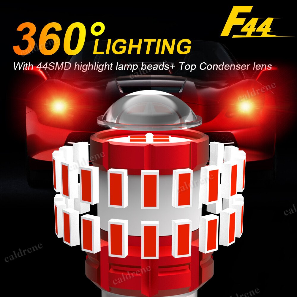 1157 7528 LED Red Flashing Strobe Brake Tail Light Bulbs, 4 Pack – view 10