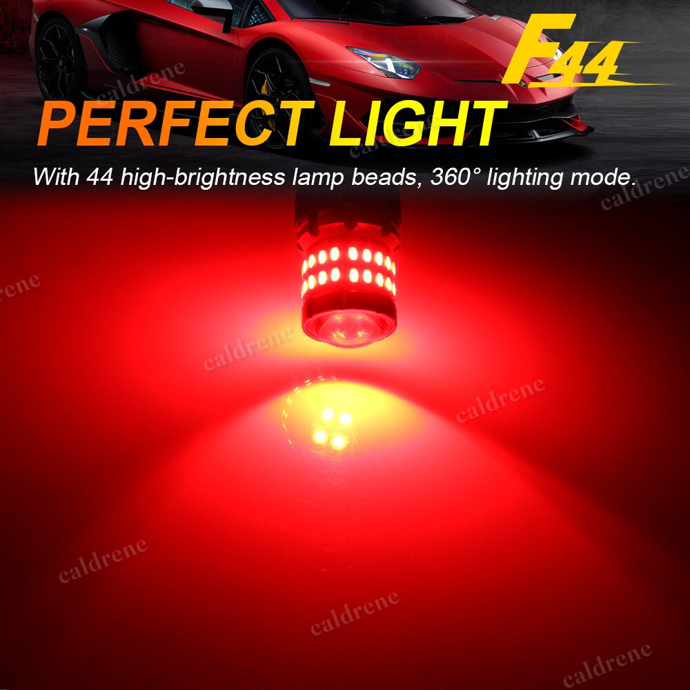 1157 7528 LED Red Flashing Strobe Brake Tail Light Bulbs, 4 Pack – view 4