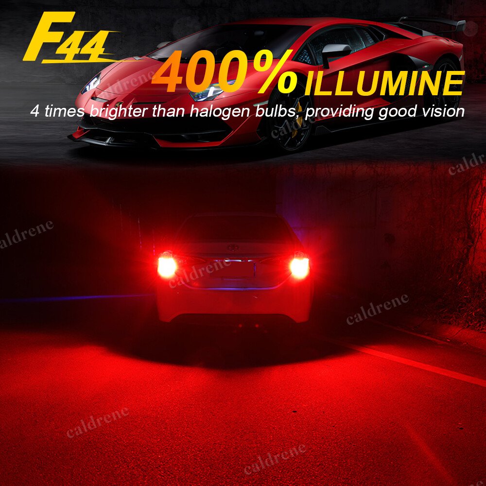 1157 7528 LED Red Flashing Strobe Brake Tail Light Bulbs, 4 Pack – view 5