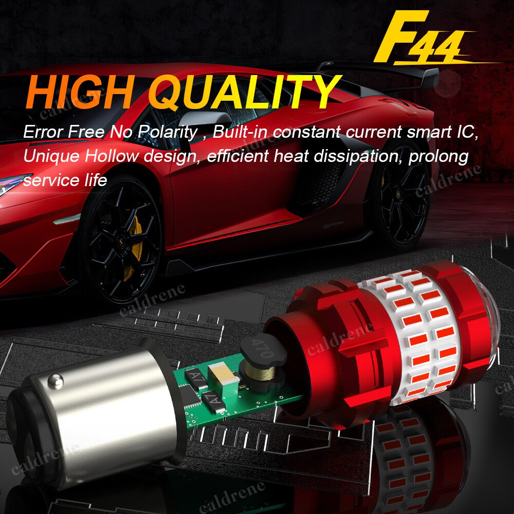 1157 7528 LED Red Flashing Strobe Brake Tail Light Bulbs, 4 Pack – view 8
