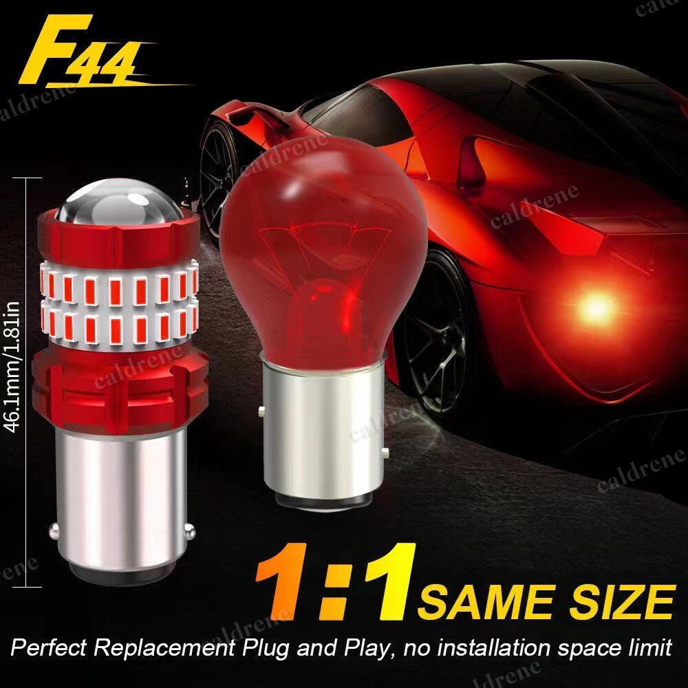 1157 7528 LED Red Flashing Strobe Brake Tail Light Bulbs, 4 Pack – view 9