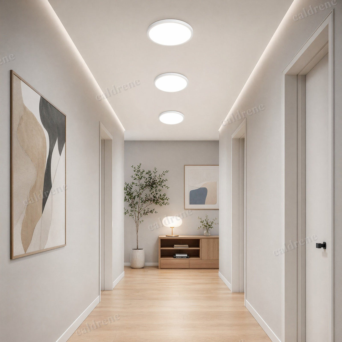 12 Inch 5CCT Dimmable LED Flush Mount Ceiling Lights, 6 Pack – view 7