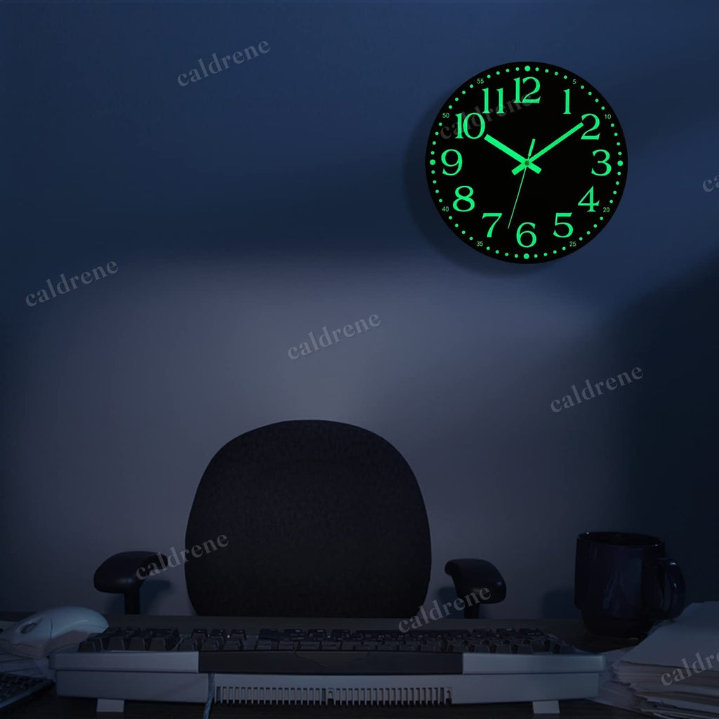 12-Inch Luminous Silent Wall Clock, Glow in the Dark – view 6