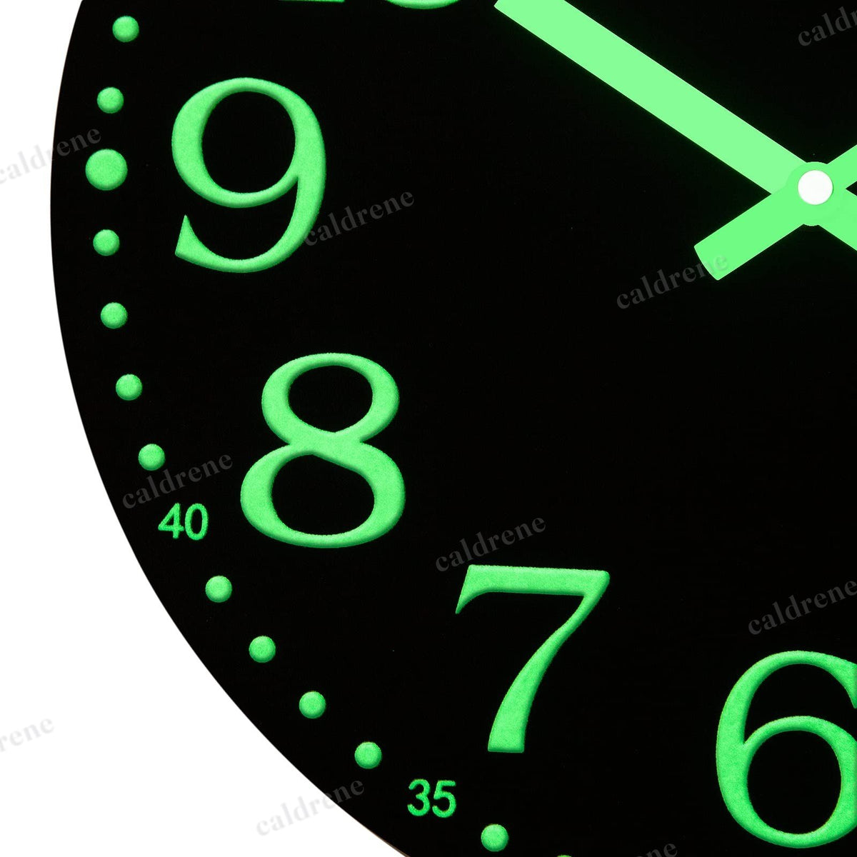 12-Inch Luminous Silent Wall Clock, Glow in the Dark – view 7
