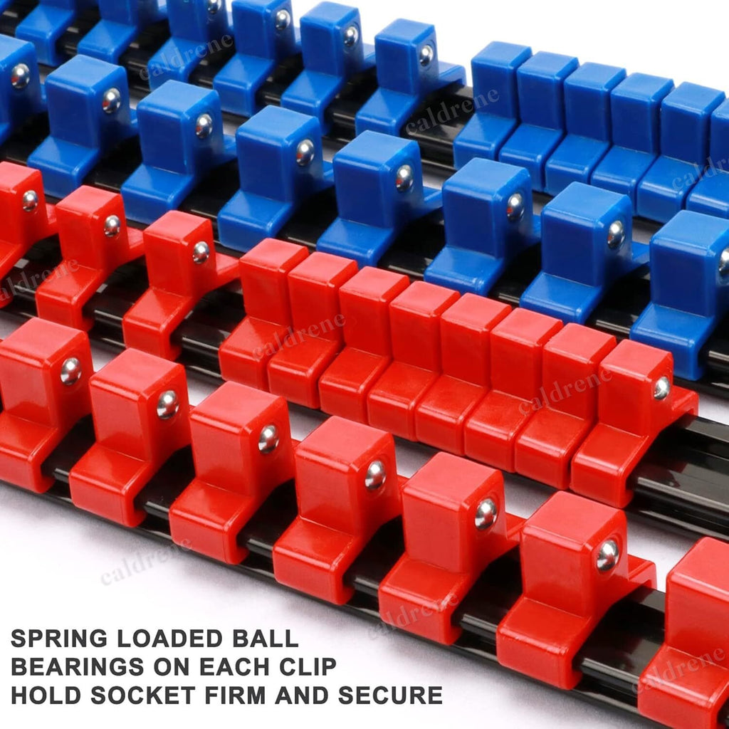 12 Piece Portable Socket Organizer Rail Set, 1/4 3/8 1/2 – view 4