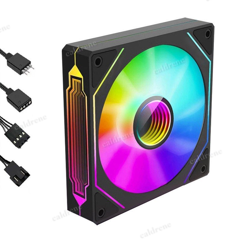 120mm ARGB PWM Quiet PC Case Cooling Fans, 3 Pack – view 7