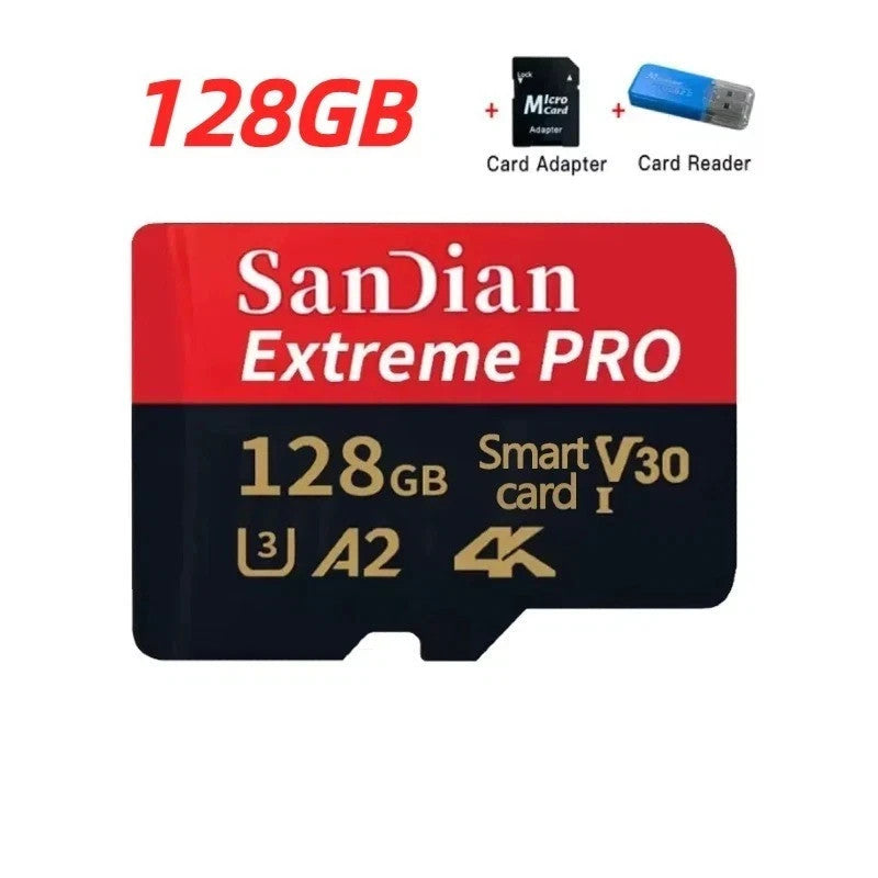 128GB Micro SD Card Class 10 for Fast Data Storage