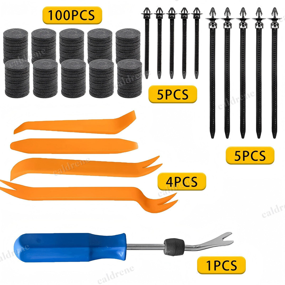 1295-Piece Car Body Trim Clips and Push Rivet Fastener Kit – view 5