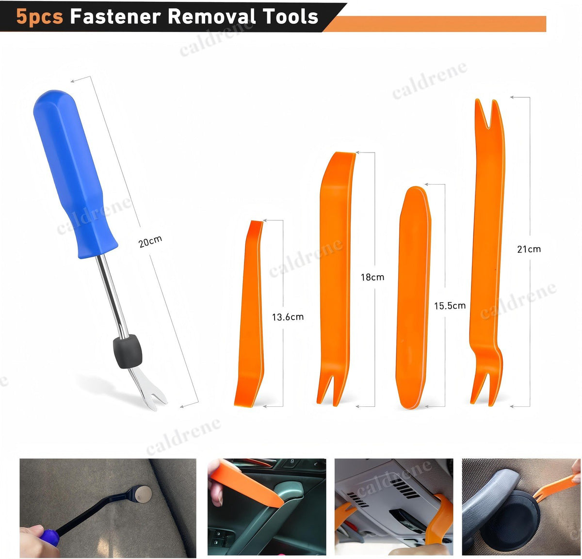 1295-Piece Car Body Trim Clips and Push Rivet Fastener Kit – view 7