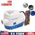 12V 1100GPH Automatic Submersible Bilge Pump with Float Switch