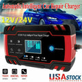 12V 24V Smart Automatic Car Battery Charger with Pulse Repair