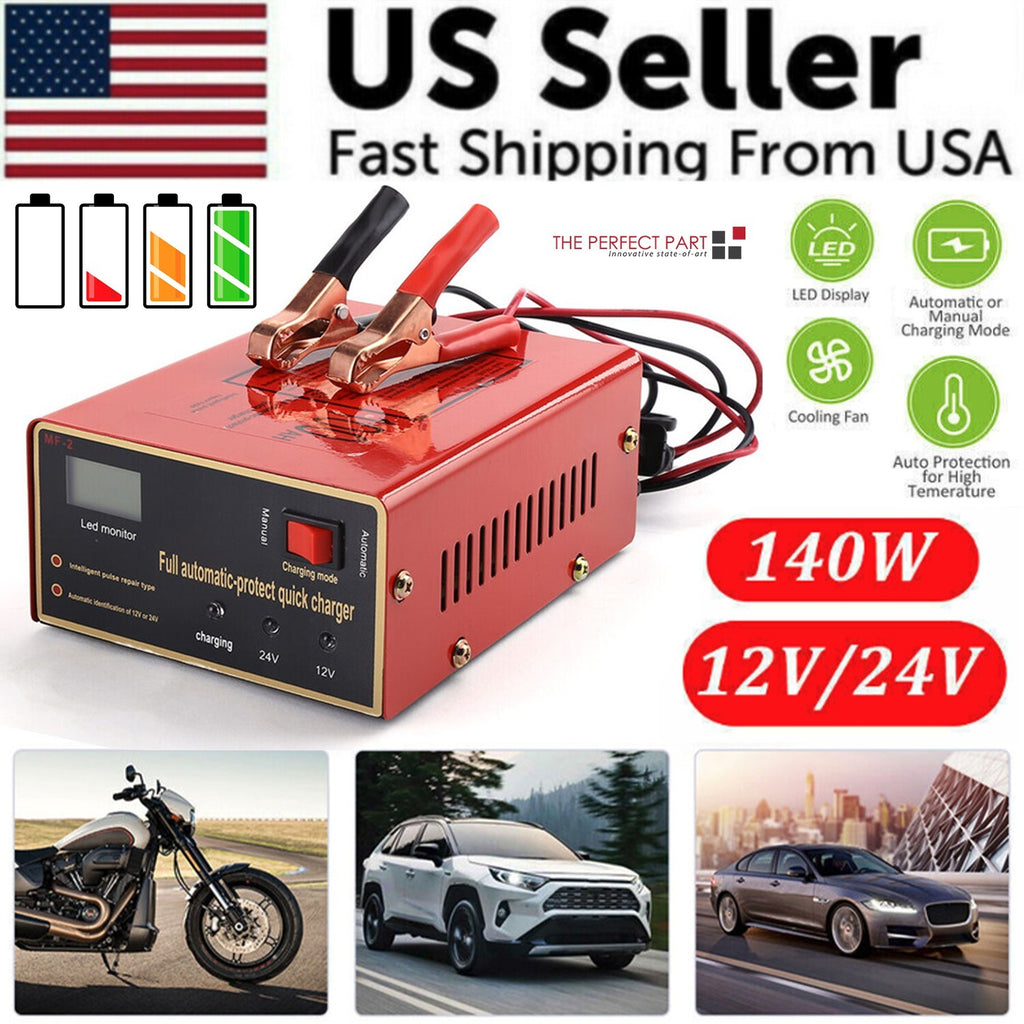 12V/24V Smart Car Battery Charger