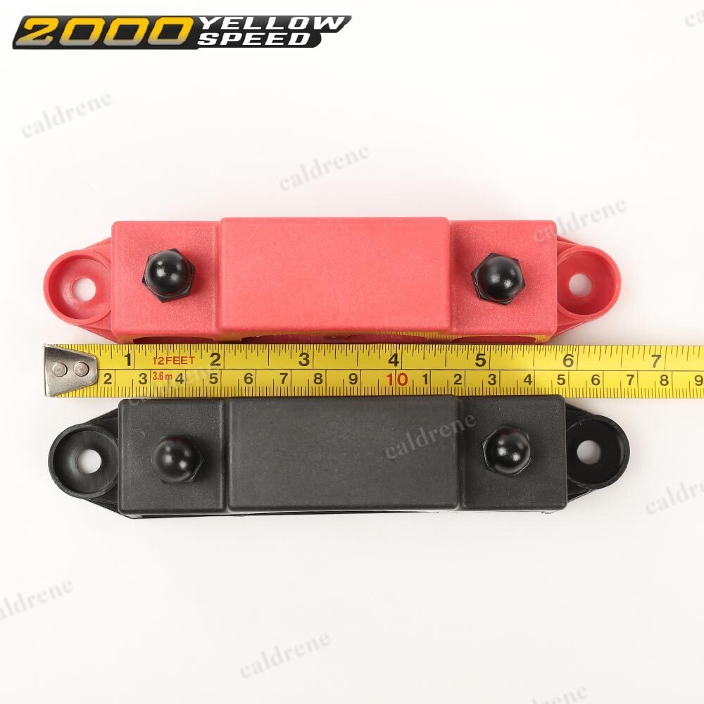 12V 250A Power Distribution Block Bus Bar with Cover, 2 Pack – view 2