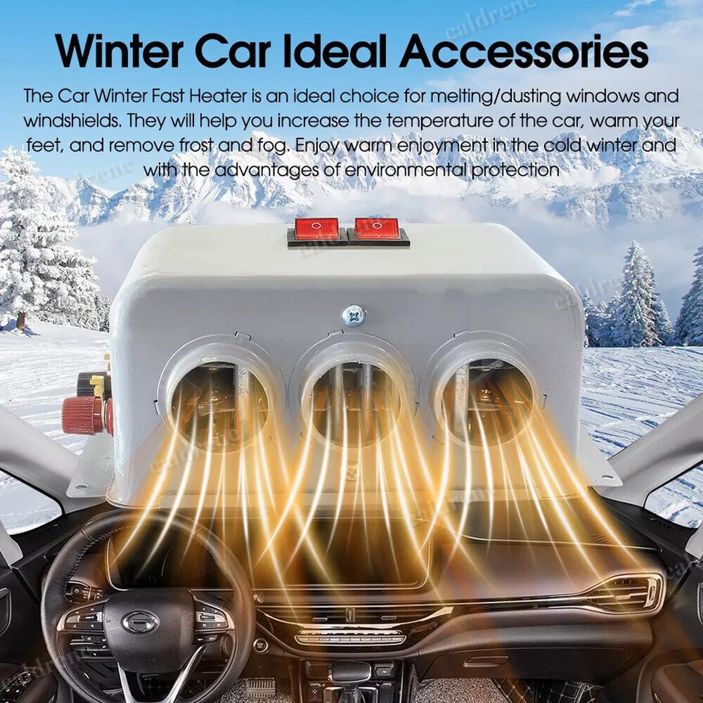 12V Car Heater and Windshield Defroster – view 5