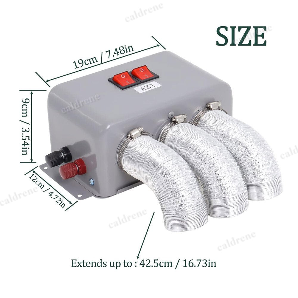 12V Car Heater and Windshield Defroster – view 8