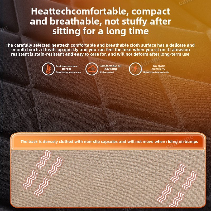 12V Fast Heated Universal Car Seat Cover Warmer – view 7