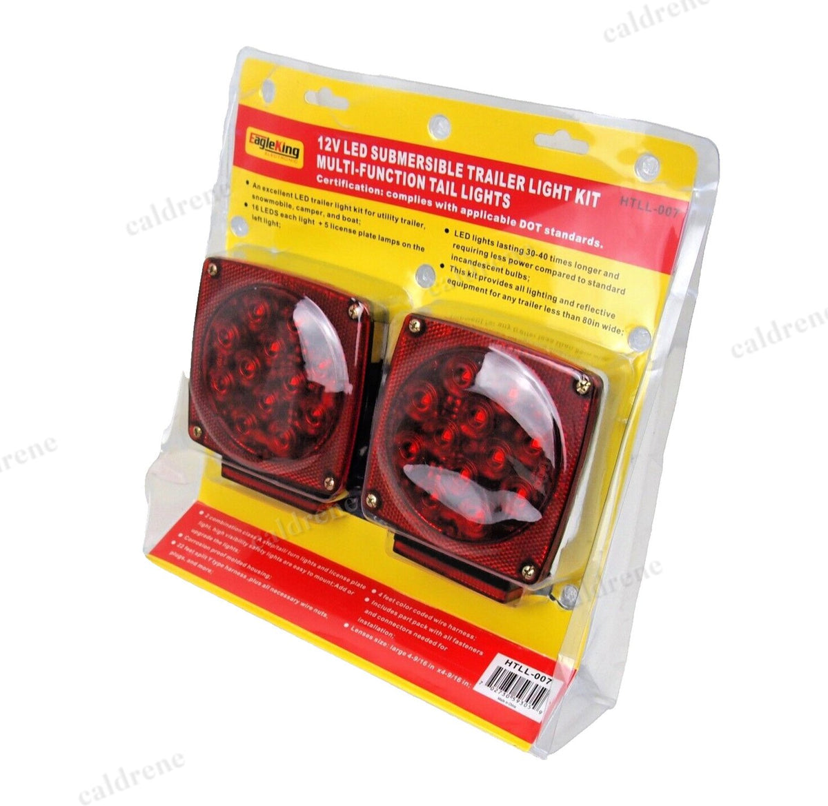 12V LED Trailer Light Kit Submersible Tail Lights – view 2